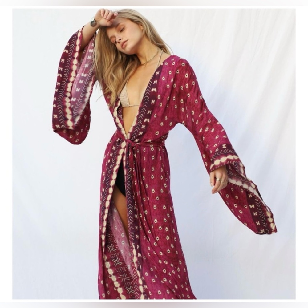 Jen's Pirate Booty Mantra Kimono Robe